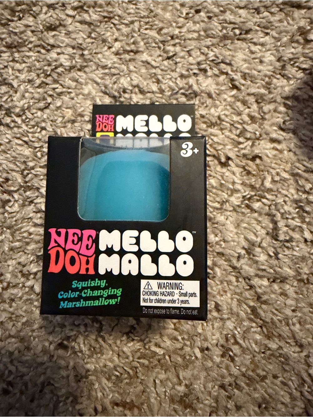 Nee Doh Mello Mallo Color-Changing Marshmallow Toy - Blue